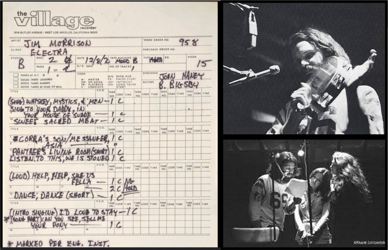 Village Recorder Los Angeles, December 8th 1970