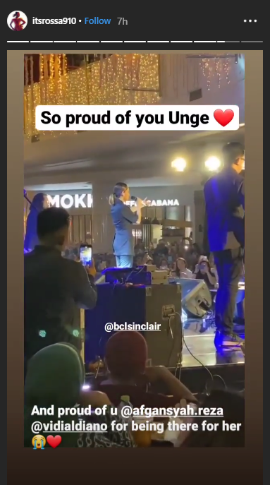 Rossa unggah momen BCL saat menyanyikan sebuah lagu 