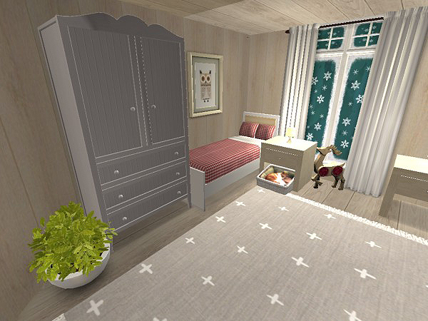 Hellohello: Domy - Stránka 4 Christmas-Chalet-interior-54