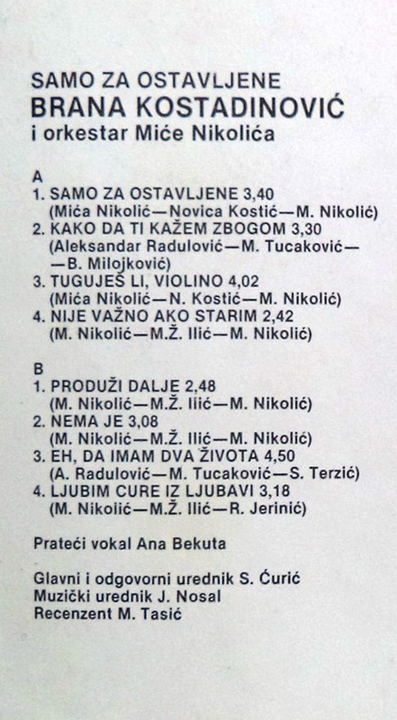 Brana Kostadinovic 1988 kz