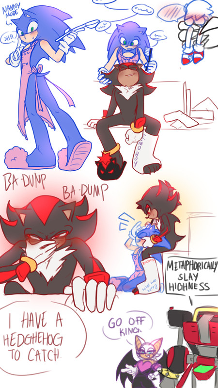 I just posted Chapter one of my sonadow fanfic on ao3! Search up my us