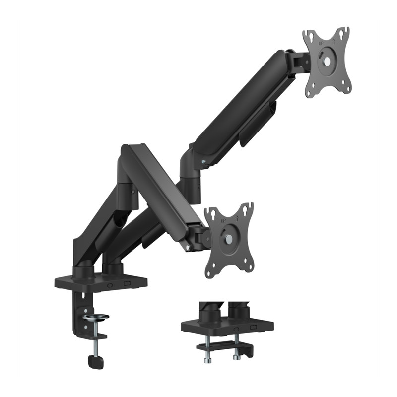 BRAZO PARA MONITOR DOBLE BBOX ARTICULADO 17" A 32" COLOR NEGRO