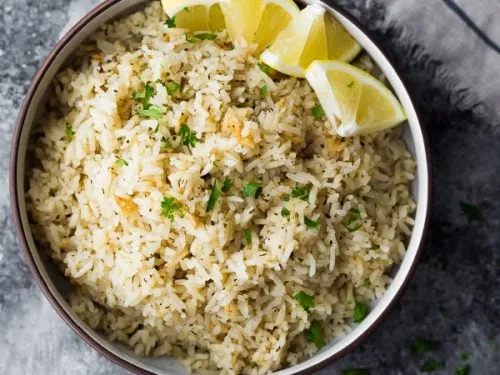 Mediterranean Rice with Herbs