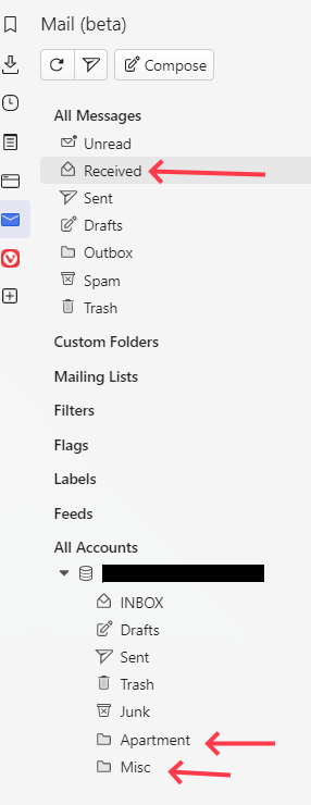 Vivaldi mail