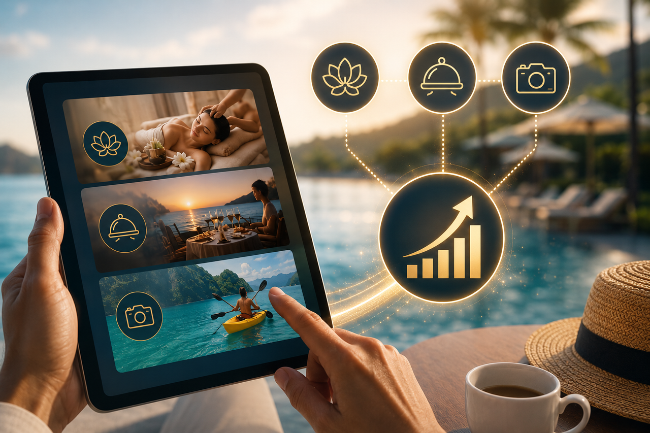 All-inclusive hotels can significantly increase revenue by transforming their digital directory into a dynamic upselling engine, unlocking 20% ancillary growth through targeted spa, dining, and experience offers.
