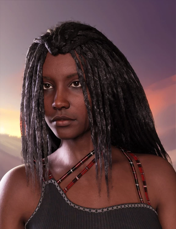 Ehia Hair for Genesis 8 Female and Male and Genesis 9