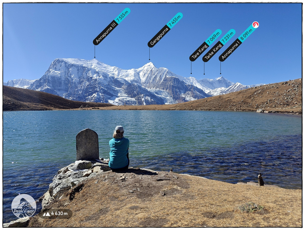 Trekking en Nepal: Annapurna Circuit y Mardi Himal - Blogs de Nepal - AC día 5: Ice Lake (4636 m) i/v desde Bhraka (3500 m) (11)
