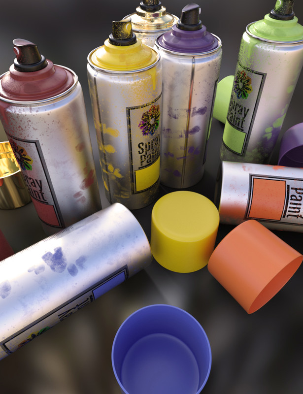 Artist Spray Paint Set