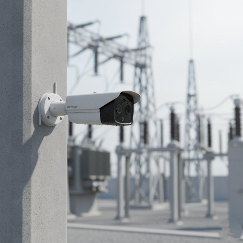 Câmera Ip Hikvision Ds-2Td2617-10/Qa Bullet Termografica
