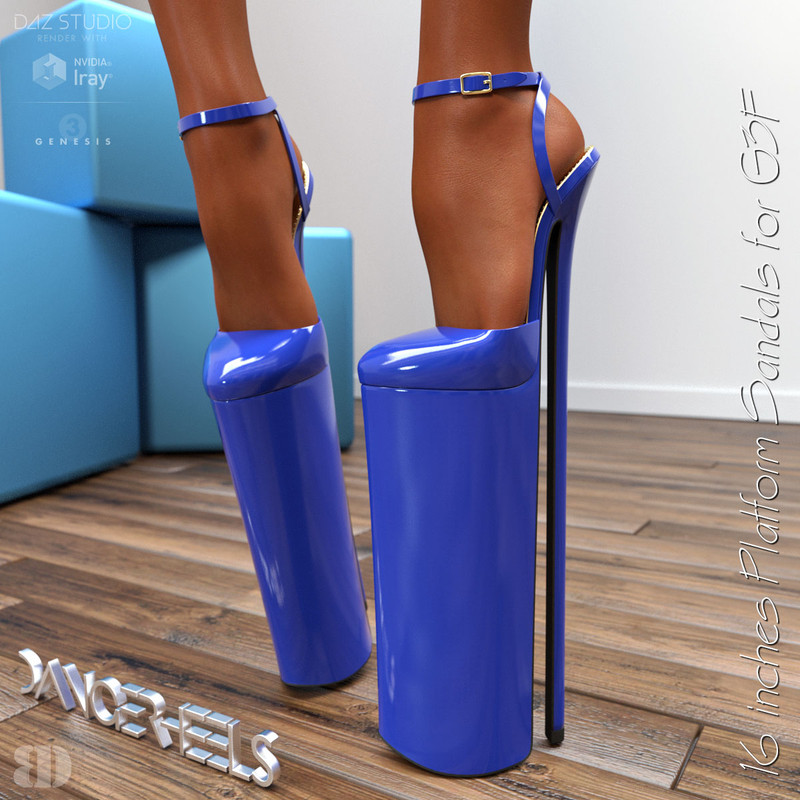 DANGERHEELS – 16 inches Platform Sandals for G3F