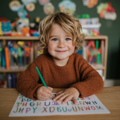 Letrasyfuentes-Photo-of-a-child-smiling-while-learning-to-writ-c71af57d-8701-498b-8006-bddd5a0a2870
