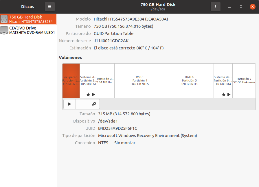 Aumentar tamaño de partición Ubuntu 20.04.2 LTS A