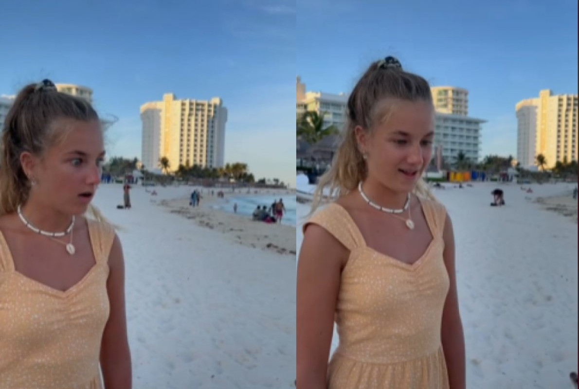 Alemana toma Tonayán y su reacción es viral, ‘no está bueno pero no está mal’