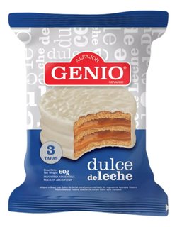 2528 | Alfajor Genio Triple Blanco X 60gs