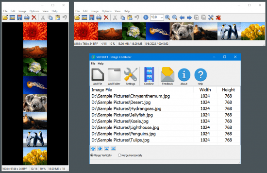 VovSoft Image Combiner v1.1.0