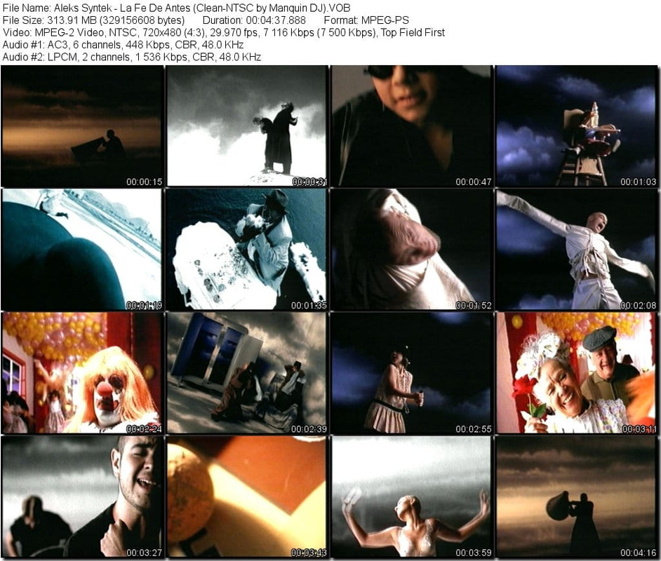 Aleks Syntek - La Fe De Antes (Clean-NTSC by Man