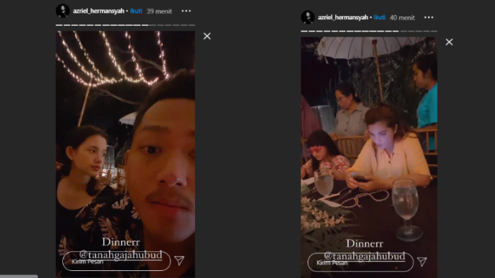 Azriel Hermansyah ajak sang kekasih dinner