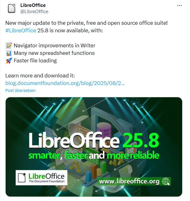 LibreOffice 25.8