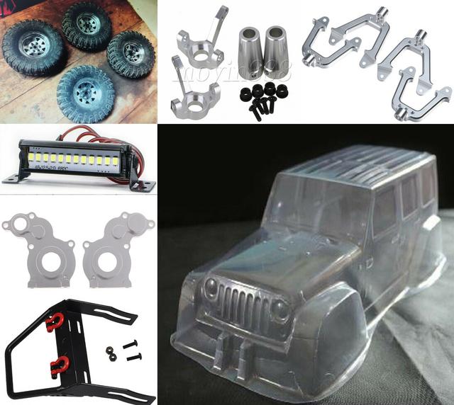 Axial scx10 Jeep Wrangler Unlimited Rubicon KIT - Página 6 Options-parts