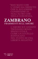 Maria Zambrano – Frammenti sull’amore (2019)
