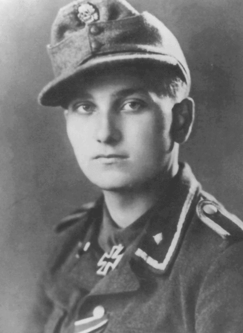 El SS-Unterscharführer Haralt Nugiseks, recibió la Cruz del Caballero el 9 de abril de 1944