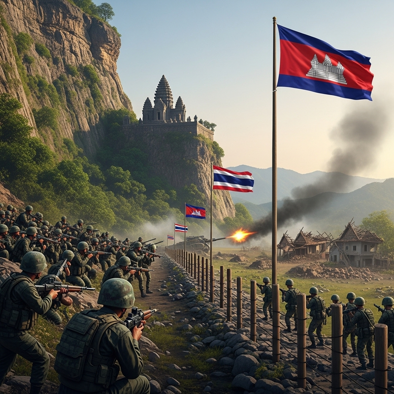 থাইল্যান্ড-কম্বোডিয়া সংঘাত: প্রোহ বিহার মন্দির ও সীমান্ত বিরোধের ইতিহাস