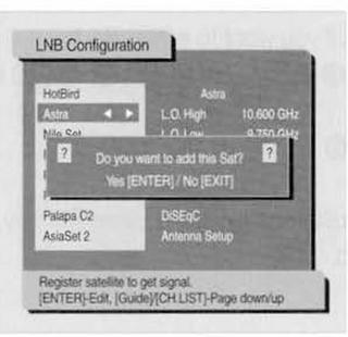 Hyundai 100IRCI Μενού Ρύθμισης Δορυφόρων