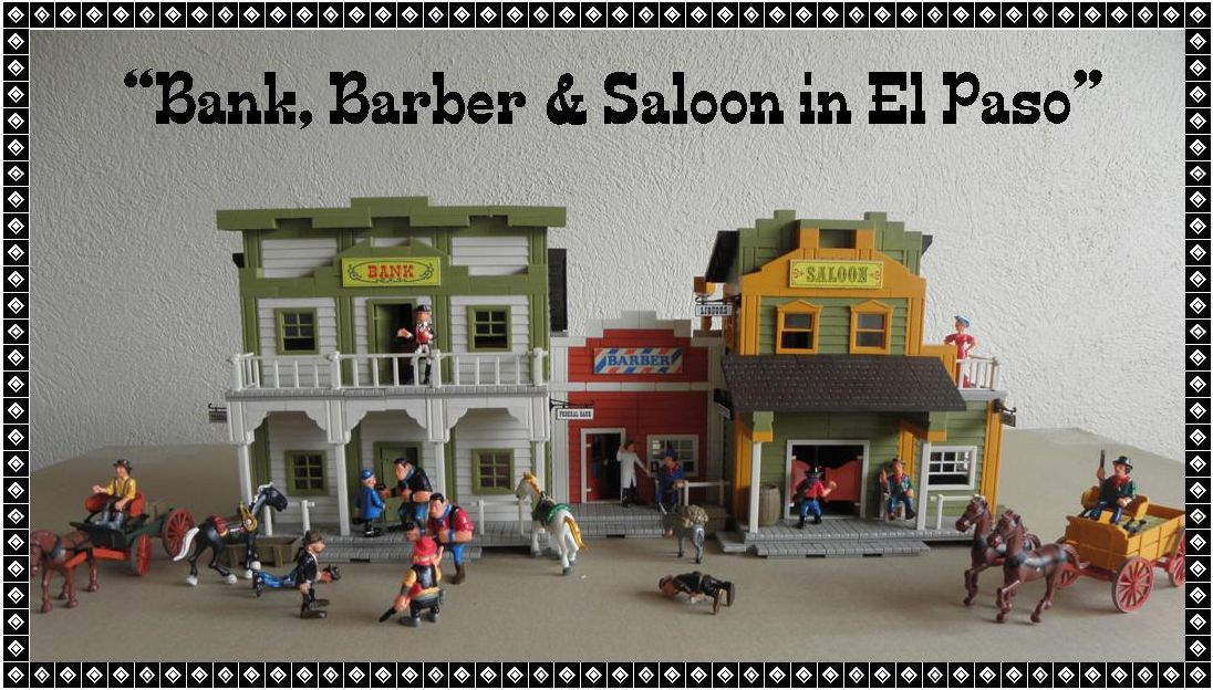 Bank, Barber & Saloon in El Paso
