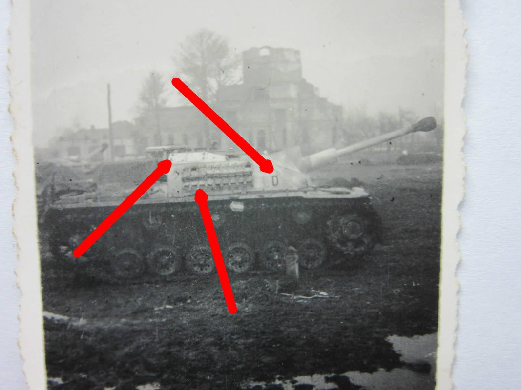 Foto Sturmgeschütz-Abteilung 189 Stug III Langro