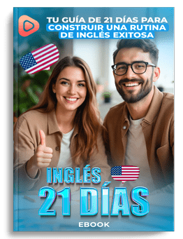 Persona aprendiendo inglés