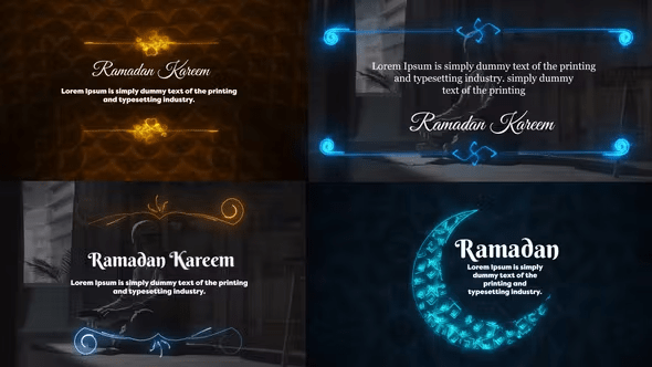 Videohive - Islamic Ramadan Titles - Lower Thirds - 51330089