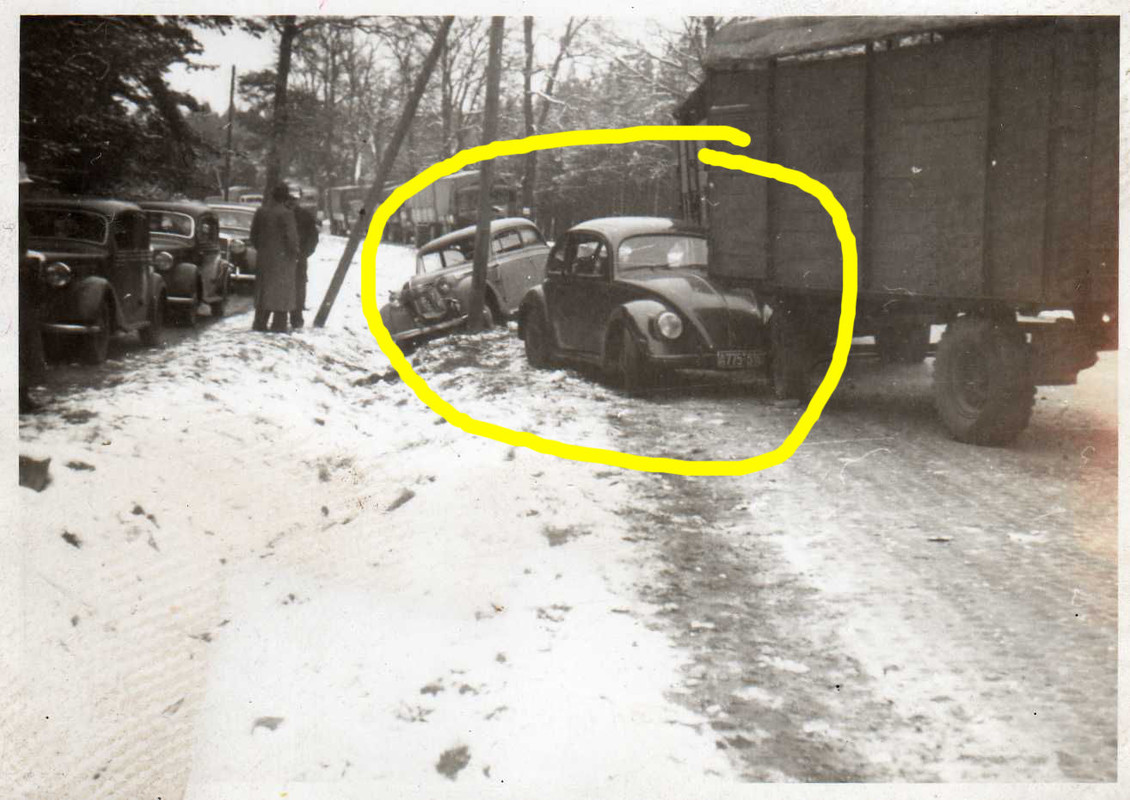 LKW Unfall VW Volkswagen Käfer Opel K38 im Winte