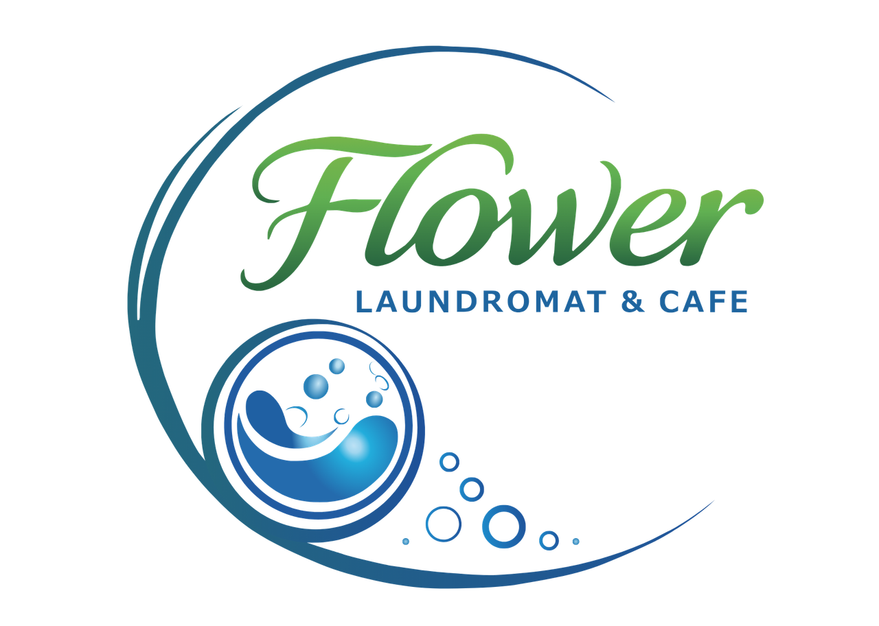 Flower Laundromat & Cafe Logo