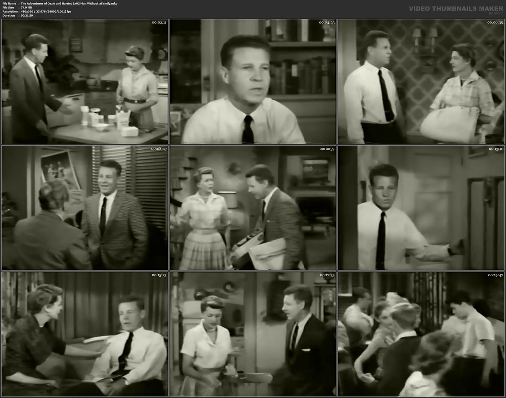 The Adventures of Ozzie and Harriet 6x02 Man Without a Family.mkv