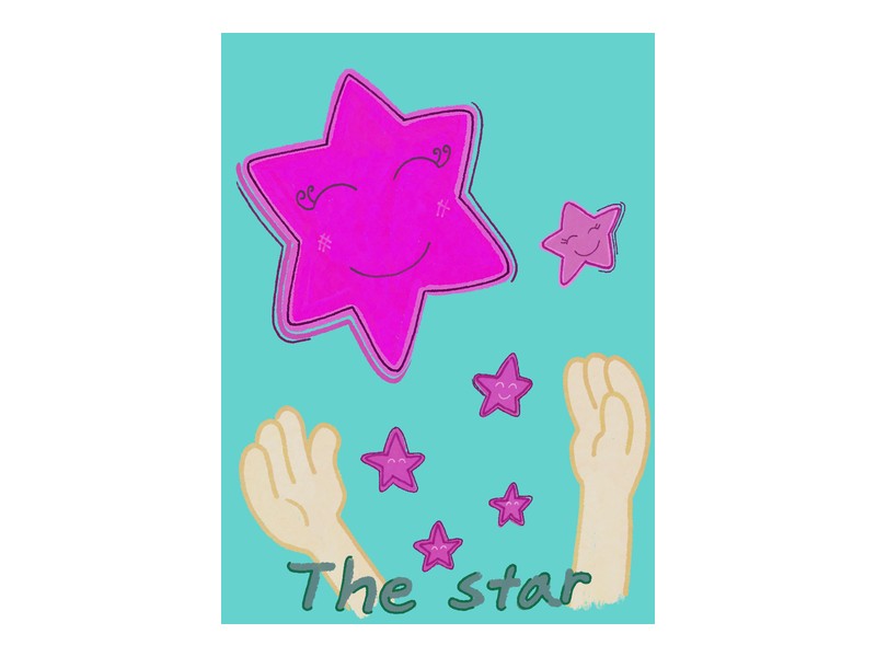 The Star — 조용한 희망과 회복을 그린 손그림 타로카드