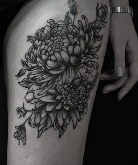 Black-and-white-flower-tattoo 512235 (80)