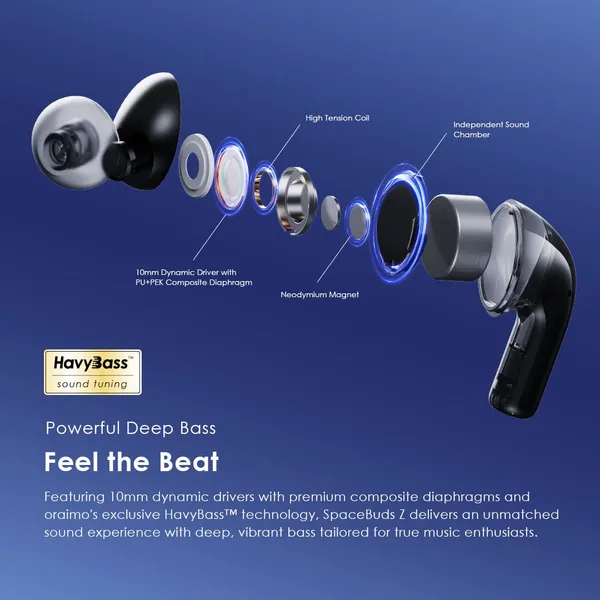 HavyBass Deep Bass Performance 10mm Dynamic Drivers