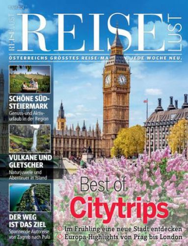 Cover: Reiselust Magazin No 15 vom 09  April 2024