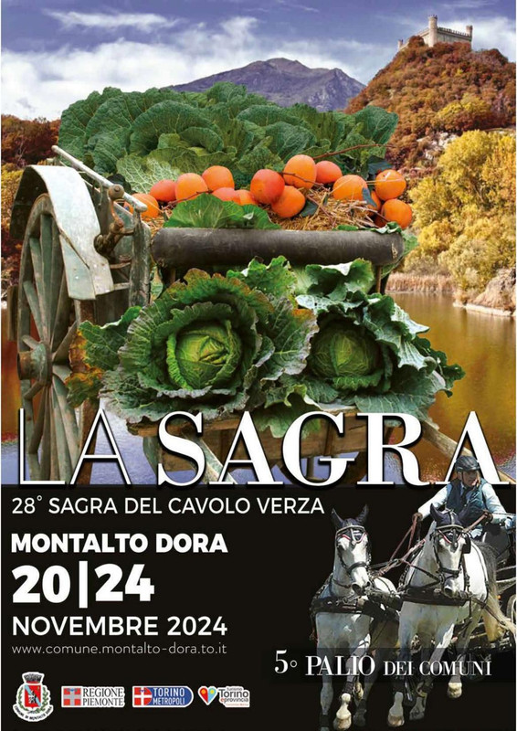 Montalto Dora (To): Sagra del Cavolo Verza, dal 20 al 24 novembre 2024 Montalto Dora (To): Sagra del Cavolo Verza, dal 20 al 24 novembre 2024