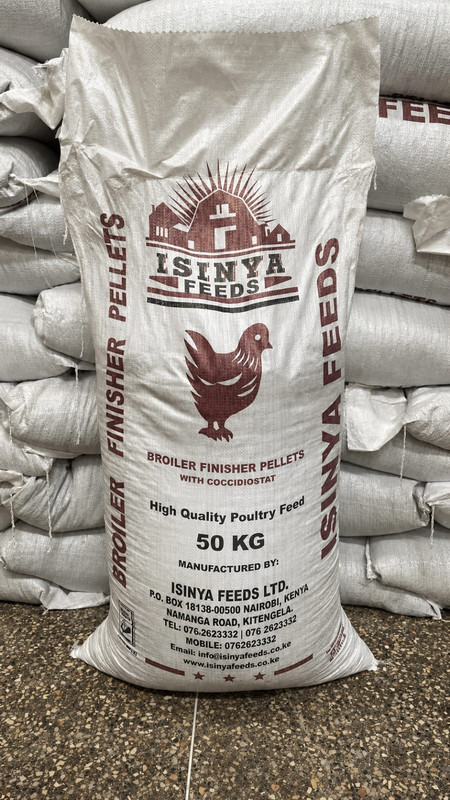 Broiler Finisher Pellets poultry feed for fast growth of broiler birds Kenya