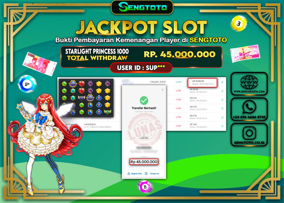 BUKTI PEMBAYARAN SLOT STARLIGHT PRINCESS 1000