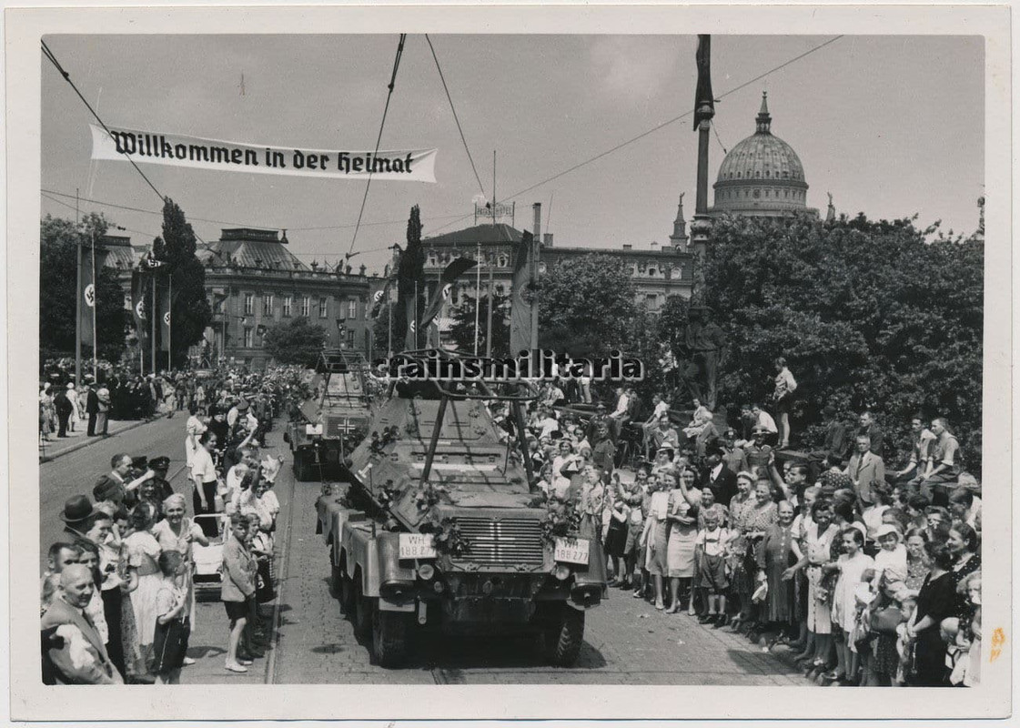 Orig. PRESSE Foto SdKfz 263 Funk Panzerspähwagen
