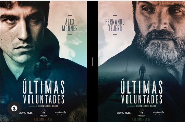 LA PELÍCULA “ÚLTIMAS VOLUNTADES”, DE JOAQUÍN CARMONA, ESTARÁ PROTAGONIZADA POR FERNANDO TEJERO Y ÁLEX MONNER