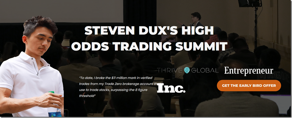 [Image: Steven-Dux-High-Odds-Trading-Summit-2021-thumb.png]