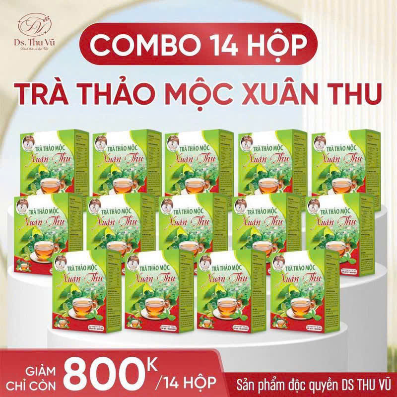 Combo 14 hộp trà Xuân Thu