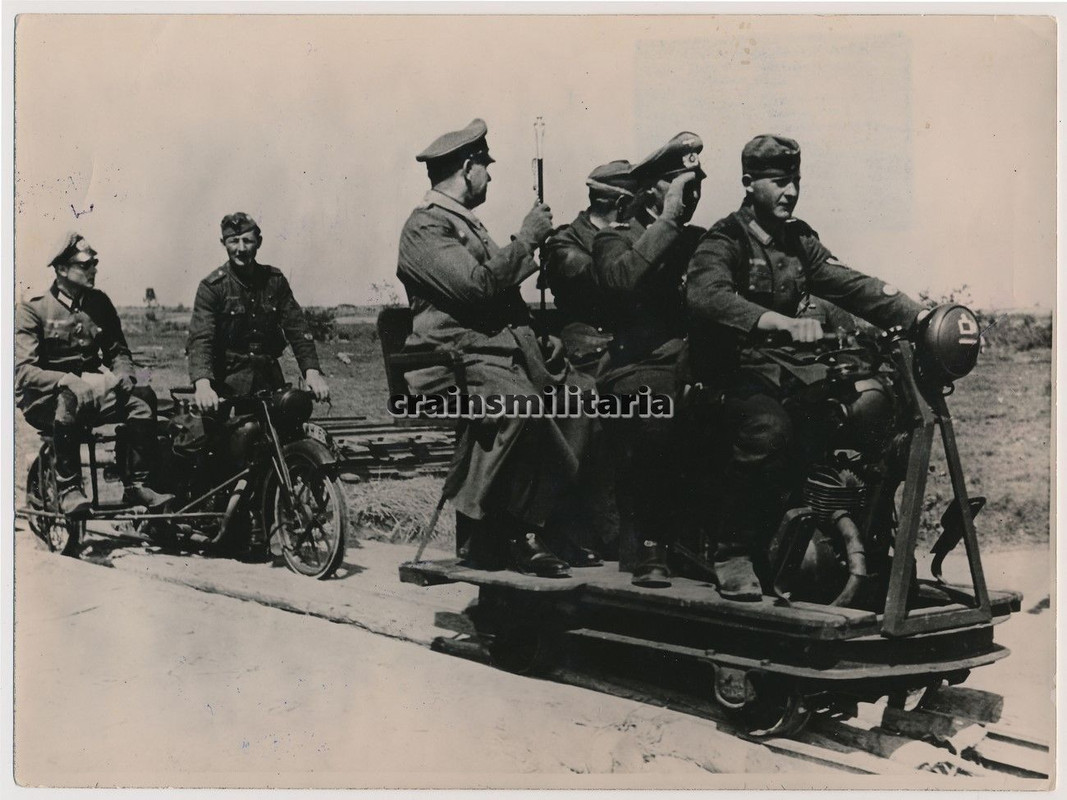 Foto General Busch Höhne Thielmann NSU Schienenk