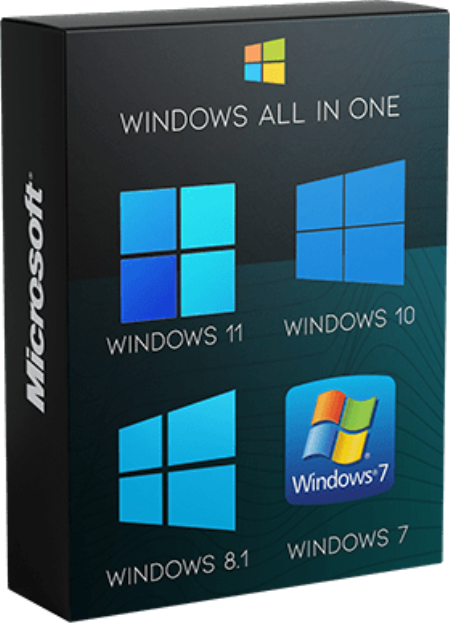 Windows All (7, 8.1, 10, 11) All Editions With Updates incl Office 2019 AIO 48in1 English June 2022 Preactivated