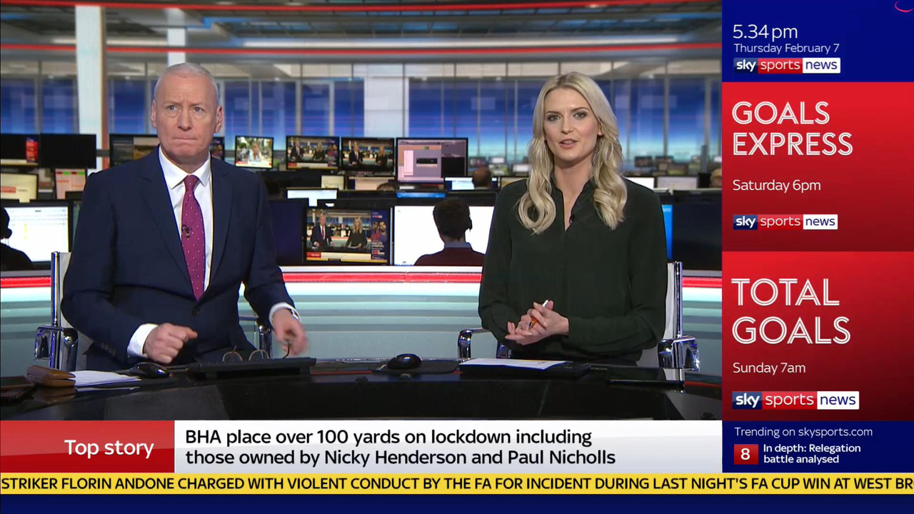 07 February - 17.00.00 - Sky Sports News At 5. A comprehensive r