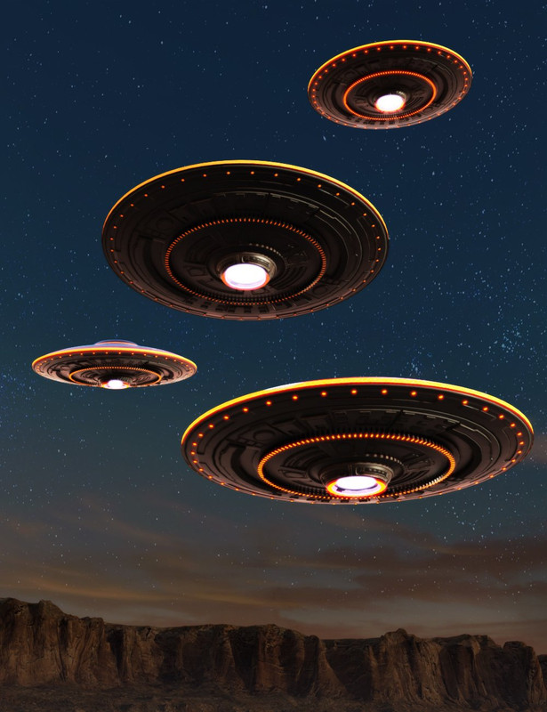 Extraterrestrial Flying Saucer Extraterrestrial Flying Saucer