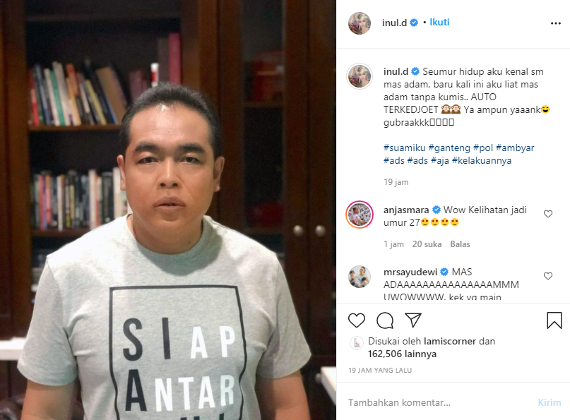 Anjasmara sebut Adam Suseno terlihat lebih muda bak umur 27 tahun